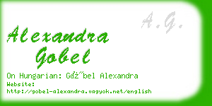 alexandra gobel business card